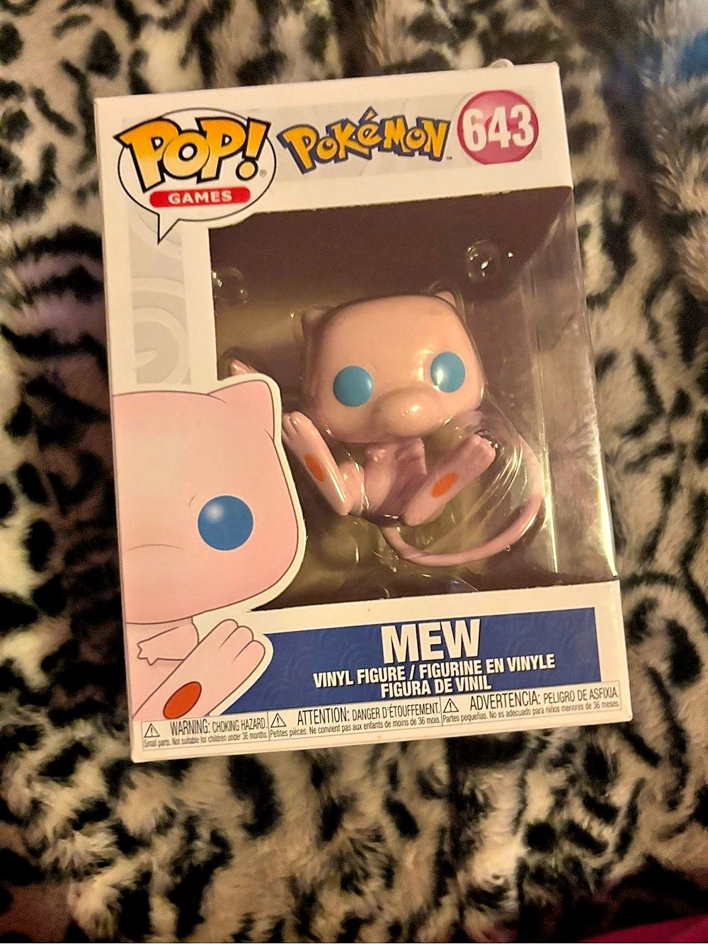 Funko Pop! Games Pokémon Mew #643 Vinyl Figure Pink & White